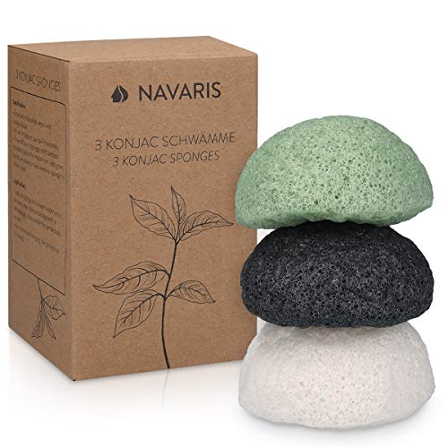 Éponges konjac visage (lot de 3)