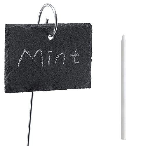 Étiquettes potager en ardoise (lot de 10)