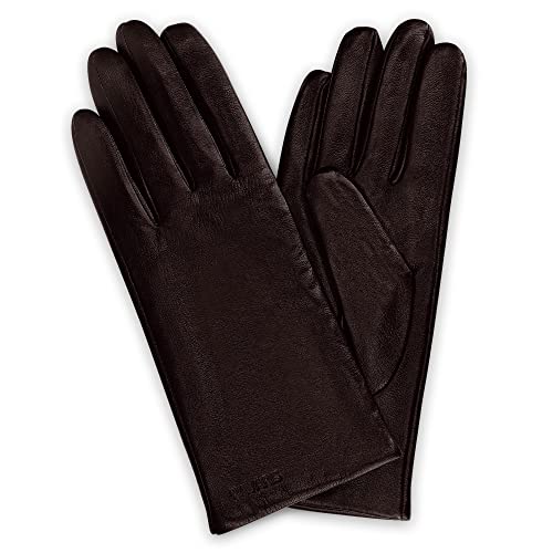 Gants tactiles en cuir d’agneau
